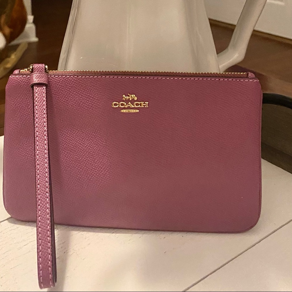 Coach wristlet- light purple